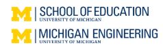 Michigan Engineering and School of Education Logo